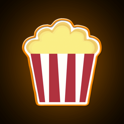 Popcorn Pattern Snack Food Led Neon Sign Rgb Color - Shineneon