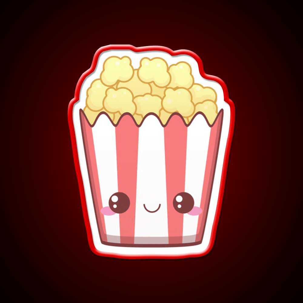 Popcorn Snack Food Led Neon Sign For Snack Room For Snack Room Rgb Color - Shineneon
