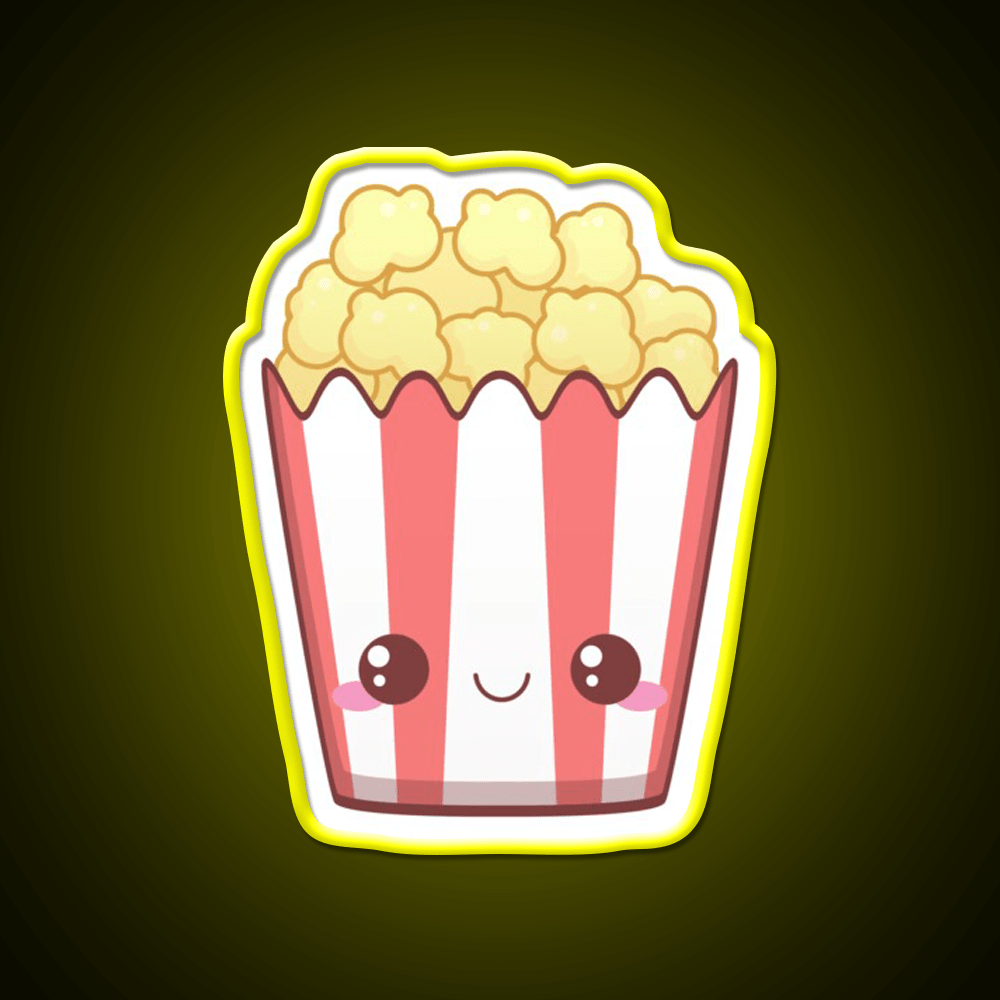 Popcorn Snack Food Led Neon Sign For Snack Room For Snack Room Rgb Color - Shineneon