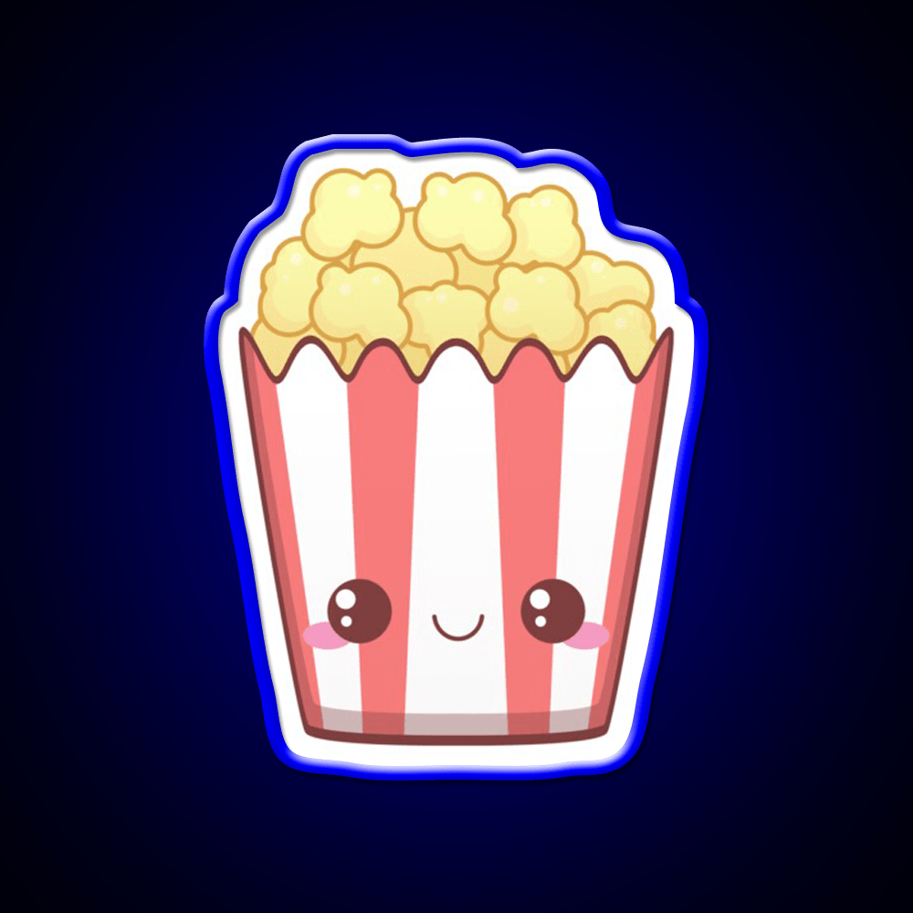 Popcorn Snack Food Led Neon Sign For Snack Room For Snack Room Rgb Color - Shineneon
