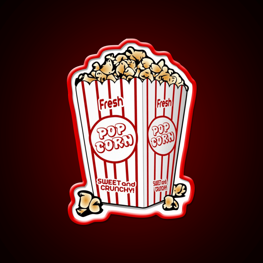 Popcorn Snack Food Led Neon Sign Rgb Color - Shineneon