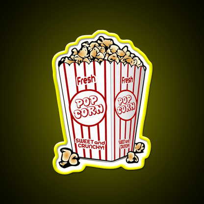 Popcorn Snack Food Led Neon Sign Rgb Color - Shineneon