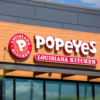 Pope Yes With Logo 3D Frontlit Letters Metal Led Sign