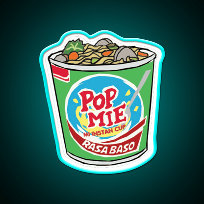 Popmie Snack Food Led Neon Sign Rgb Color - Shineneon