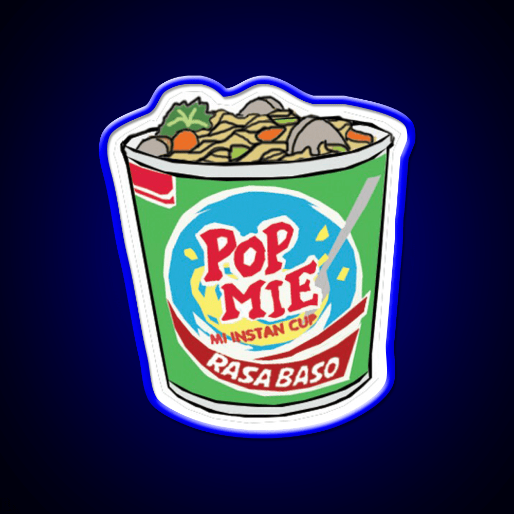Popmie Snack Food Led Neon Sign Rgb Color - Shineneon