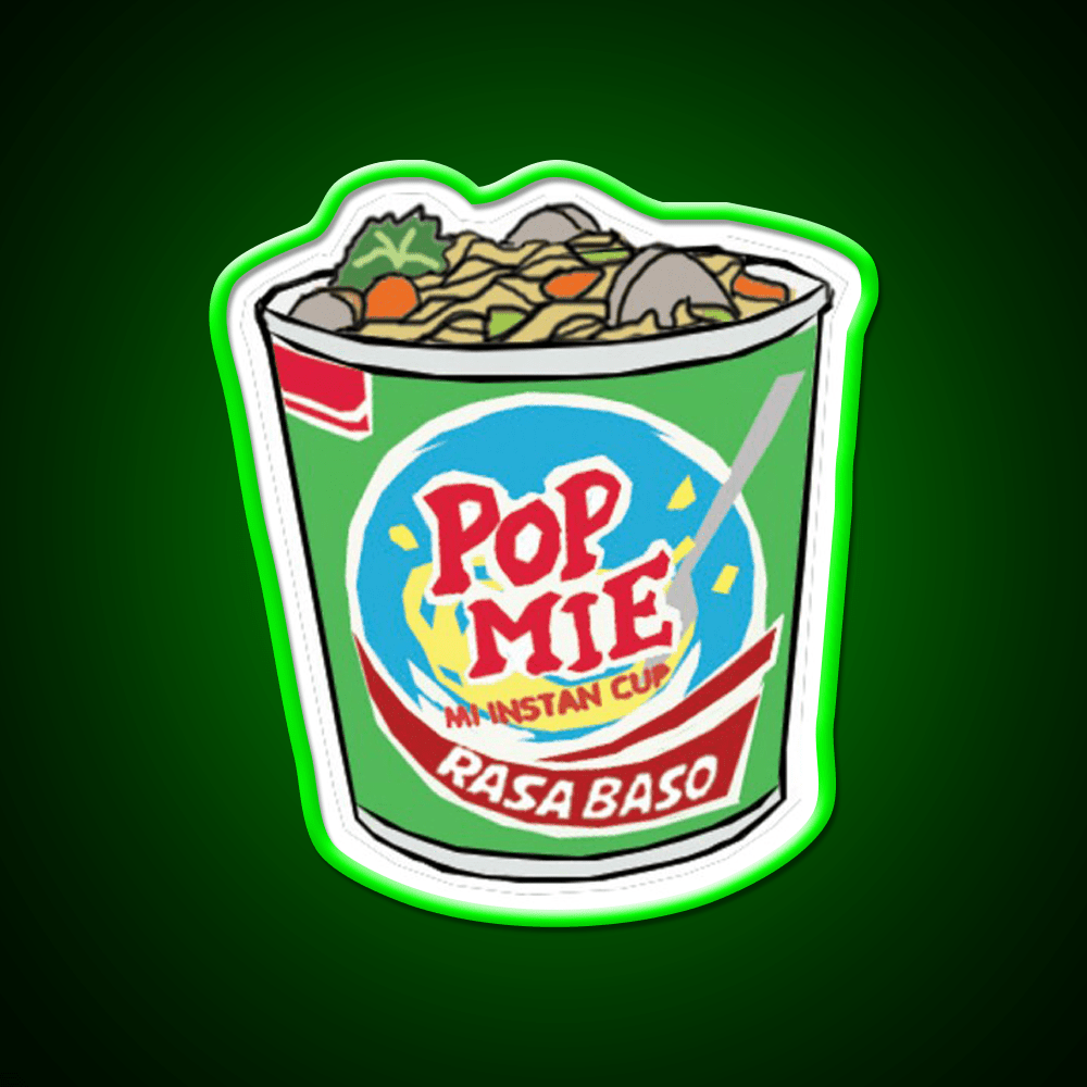 Popmie Snack Food Led Neon Sign Rgb Color - Shineneon