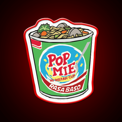 Popmie Snack Food Led Neon Sign Rgb Color - Shineneon
