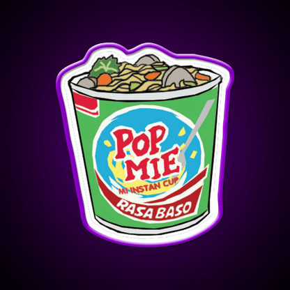 Popmie Snack Food Led Neon Sign Rgb Color - Shineneon