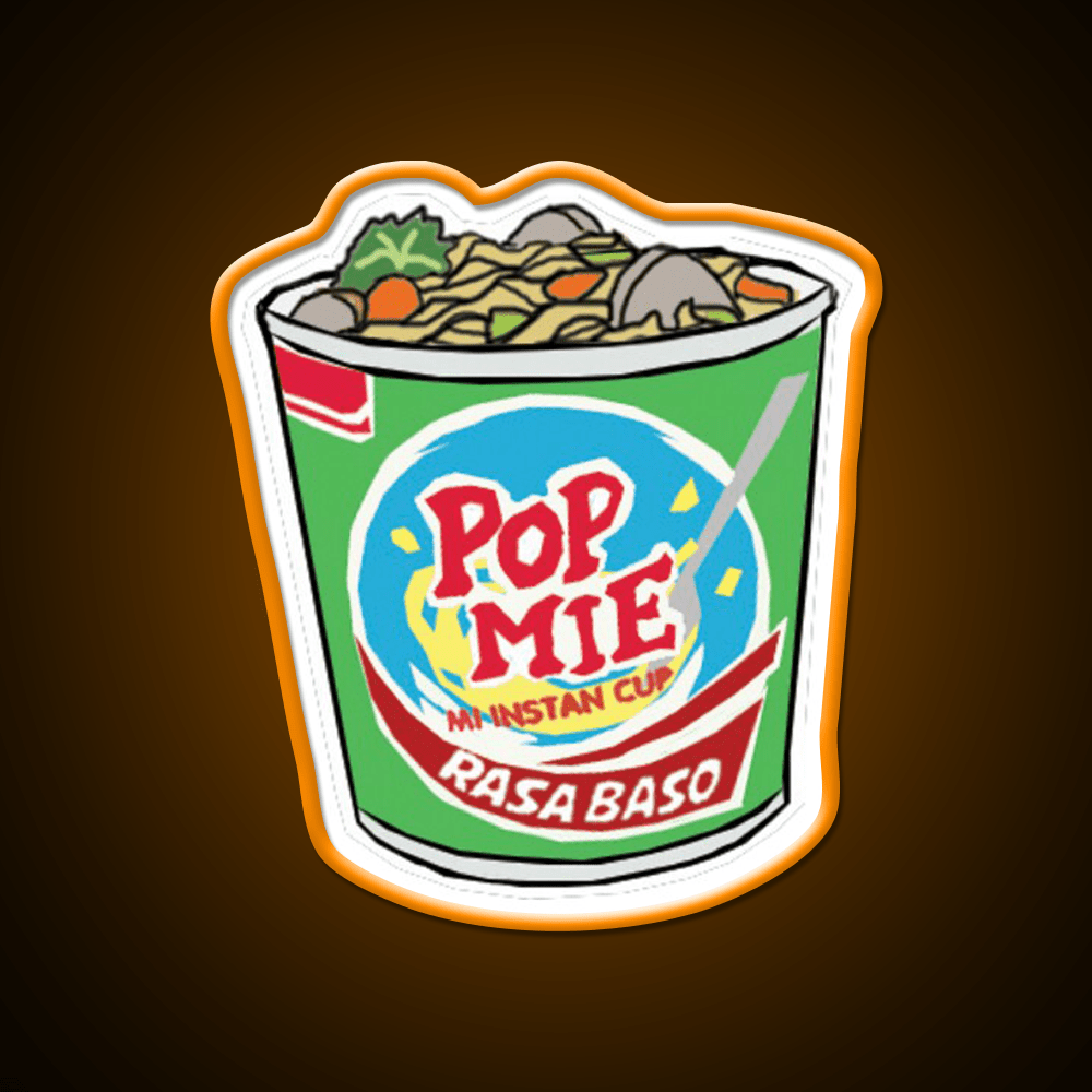 Popmie Snack Food Led Neon Sign Rgb Color - Shineneon
