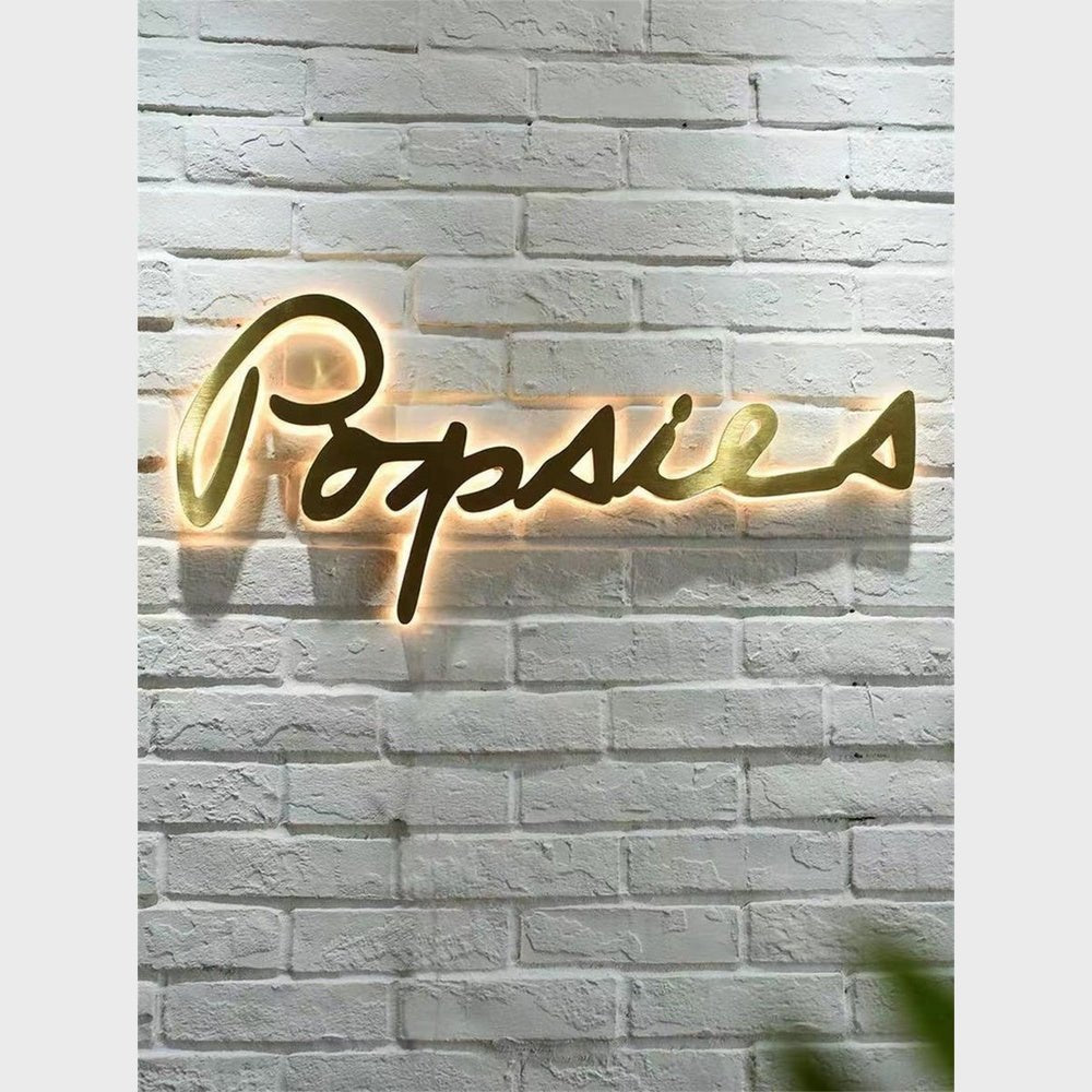 Poppies 3D Backlit Channel Letters Led Light Sign - Shineneon