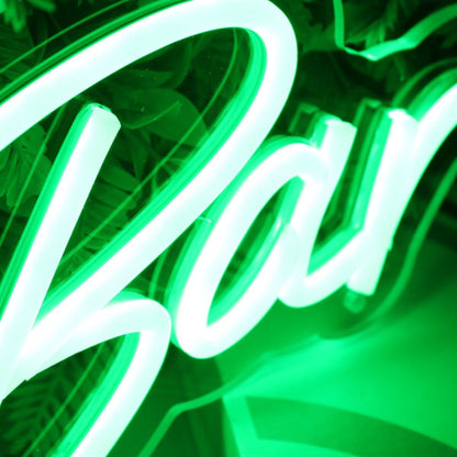 Popps Bar Green Led Neon Sign - Shineneon