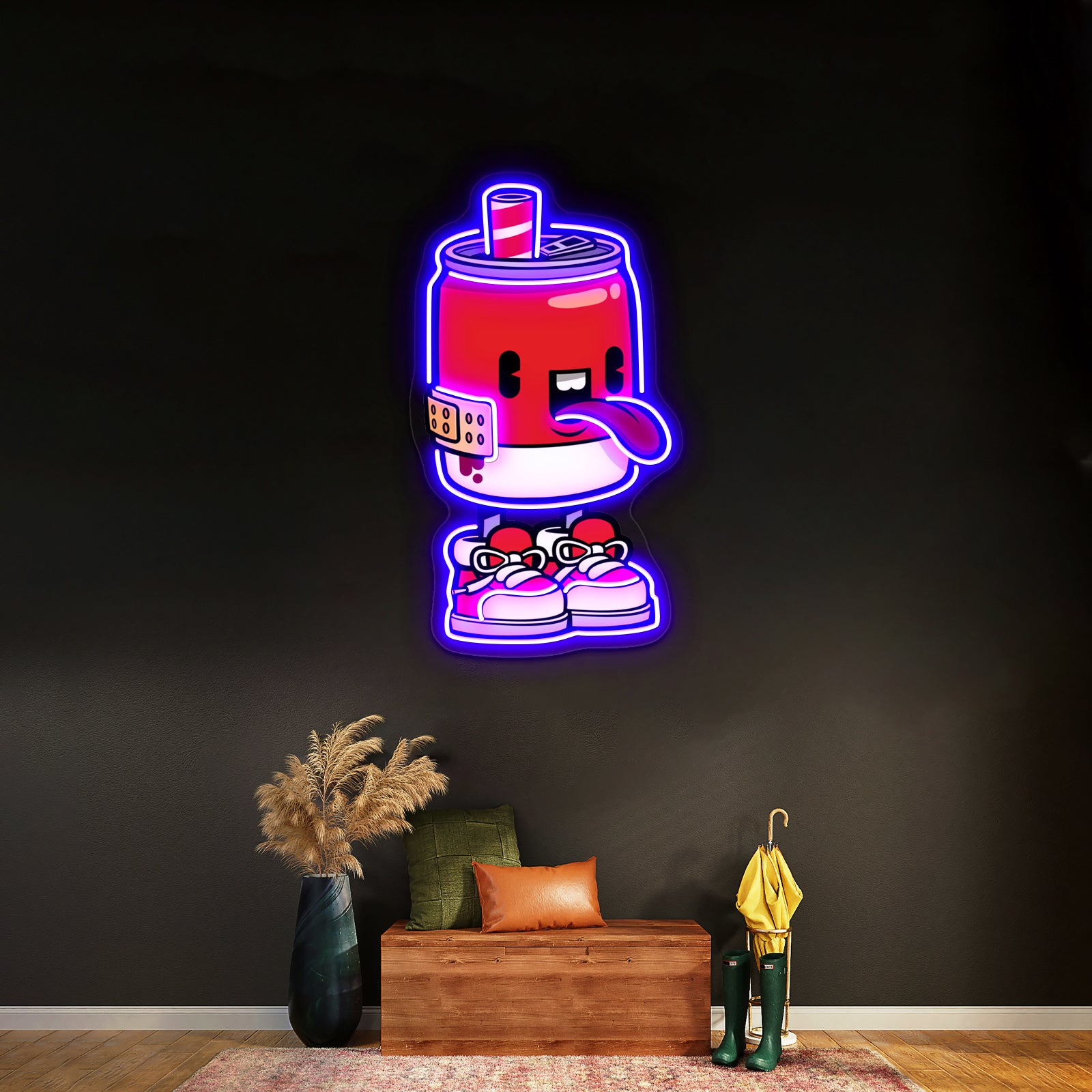 Pops Artwork Led Signs For Bedroom | Shineneon