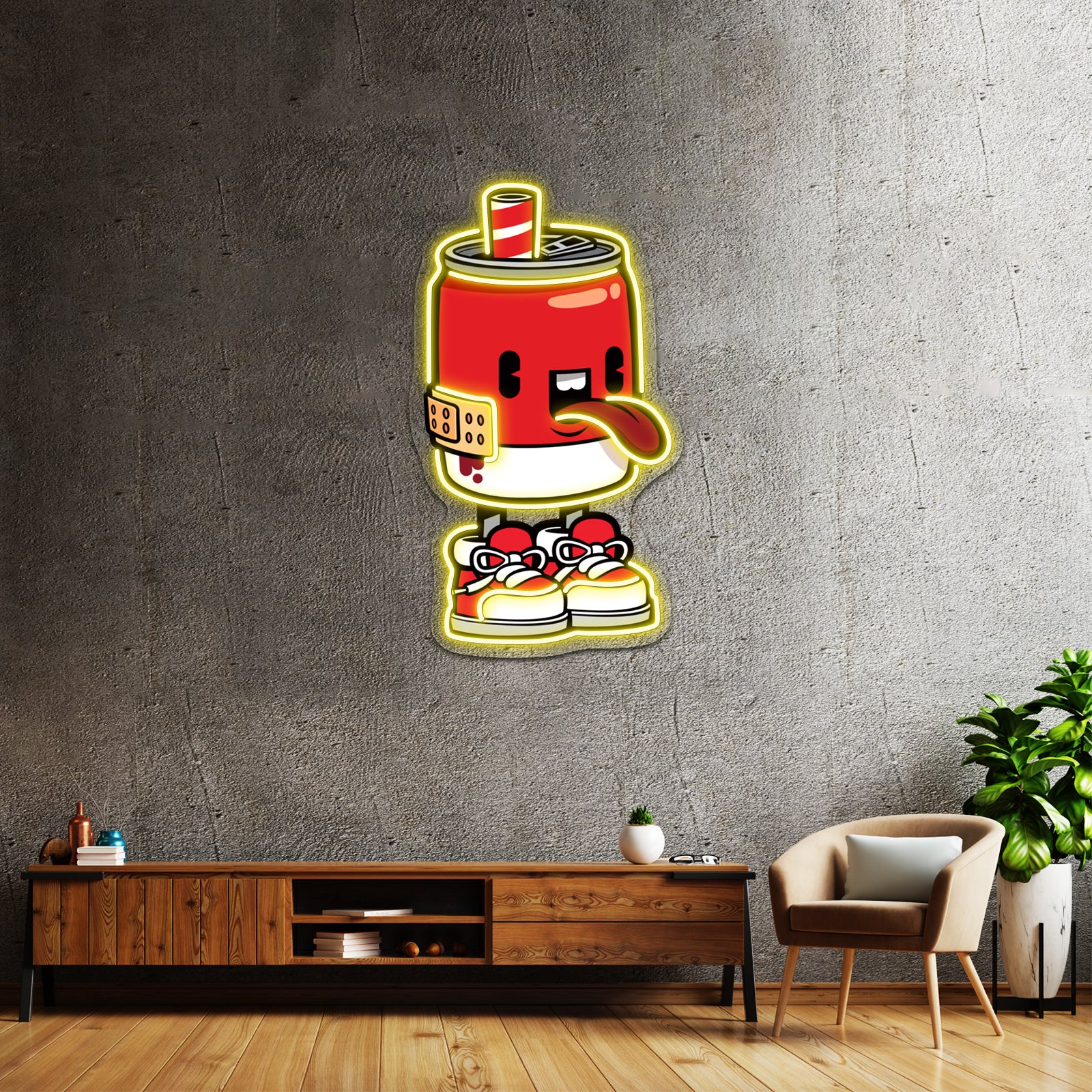 Pops Artwork Led Signs For Bedroom | Shineneon