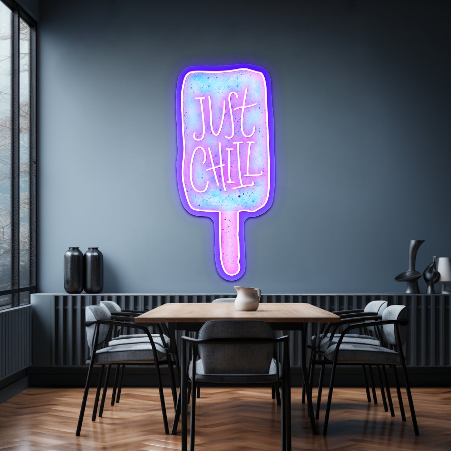 Popsicle Artwork Led Signs For Bedroom