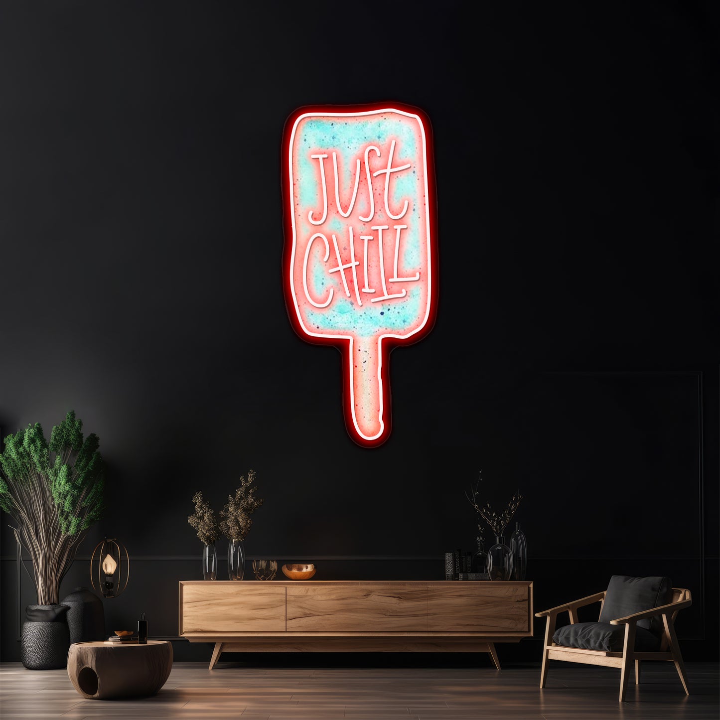 Popsicle Artwork Led Signs For Bedroom