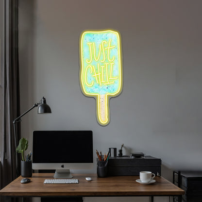 Popsicle Artwork Led Signs For Bedroom