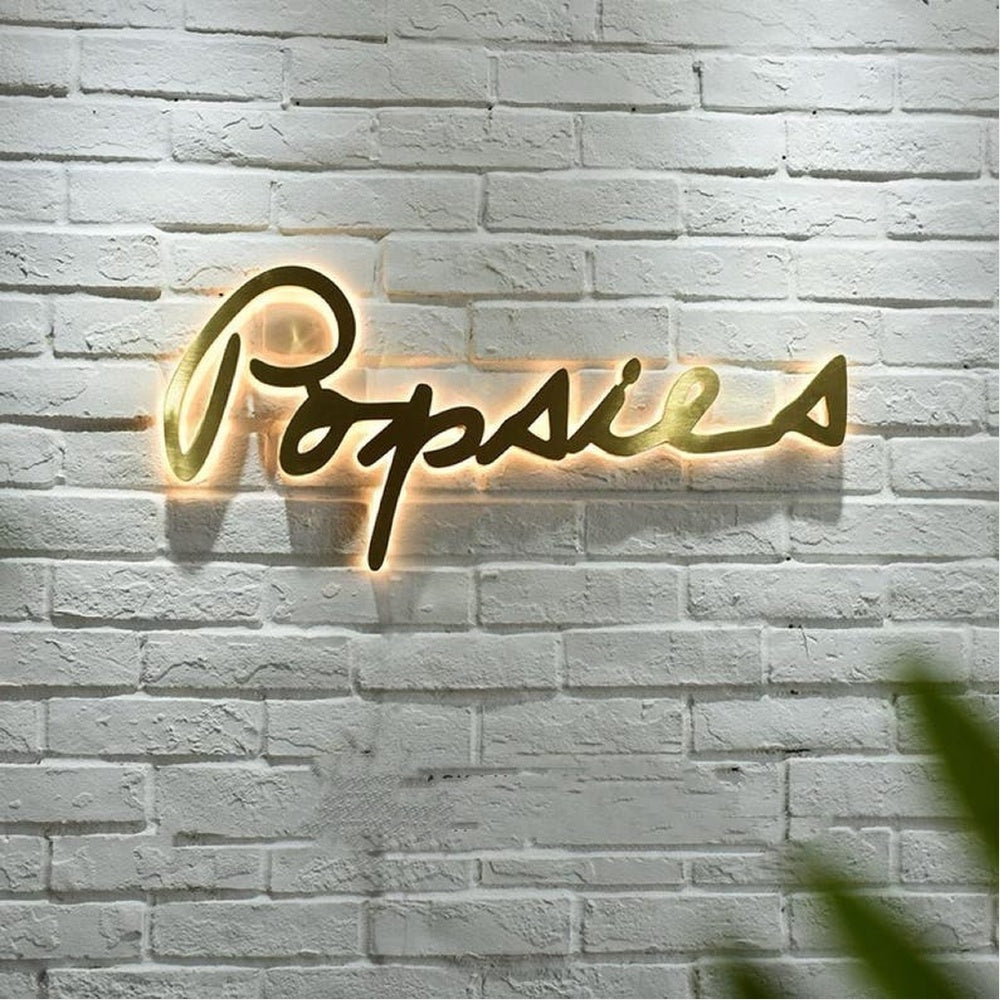 Popsies 3D Backlit Channel Letters Led Light Sign - Shineneon