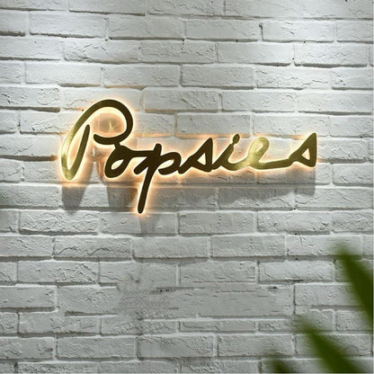 Popsies 3D Backlit Channel Letters Led Light Sign - Shineneon