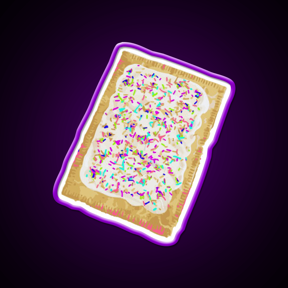 Poptart Snack Food Led Neon Sign Rgb Color - Shineneon