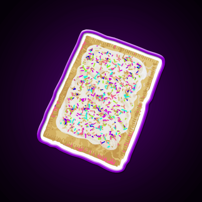 Poptart Snack Food Led Neon Sign Rgb Color - Shineneon