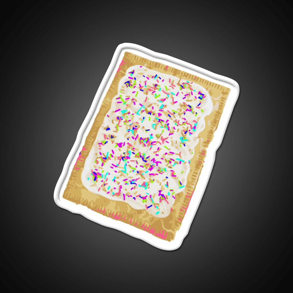 Poptart Snack Food Led Neon Sign Rgb Color - Shineneon