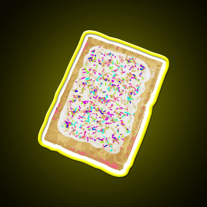 Poptart Snack Food Led Neon Sign Rgb Color - Shineneon
