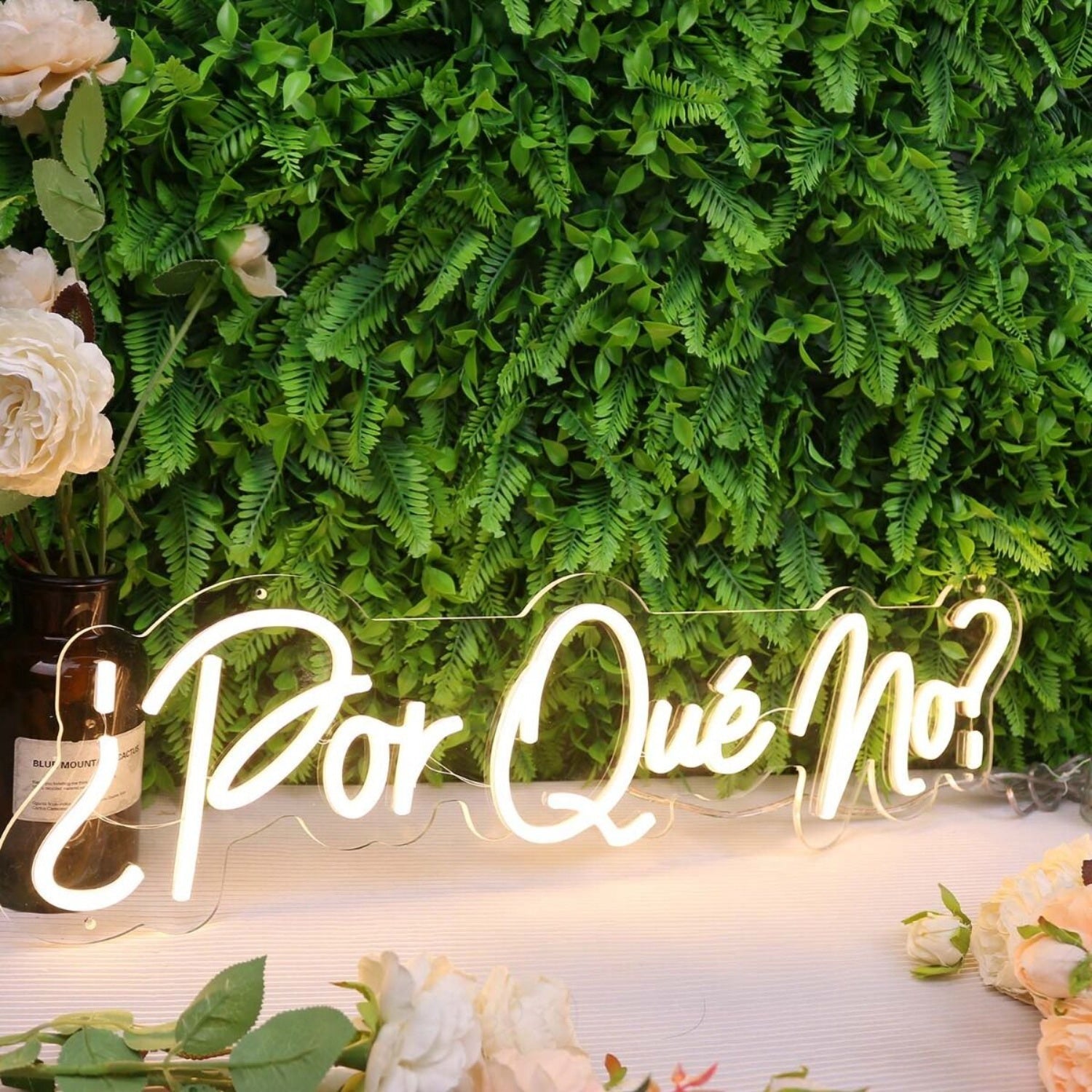 Por Que No Yellow Led Neon Sign - Shineneon