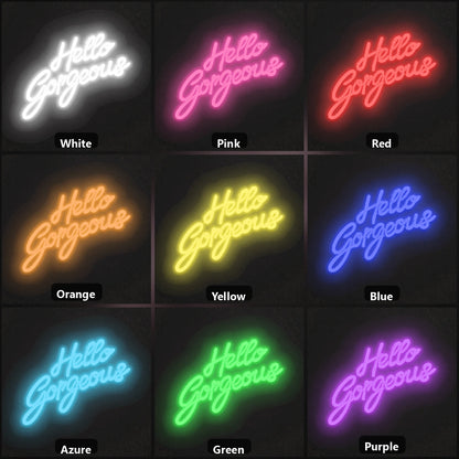 Por Rat Seek Cat Sea See LED Neon Sign Garage Man Cave Neon Sign color grid