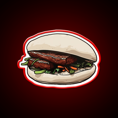 Pork Belly Bun Led Neon Sign Chinese Food Rgb Color - Shineneon