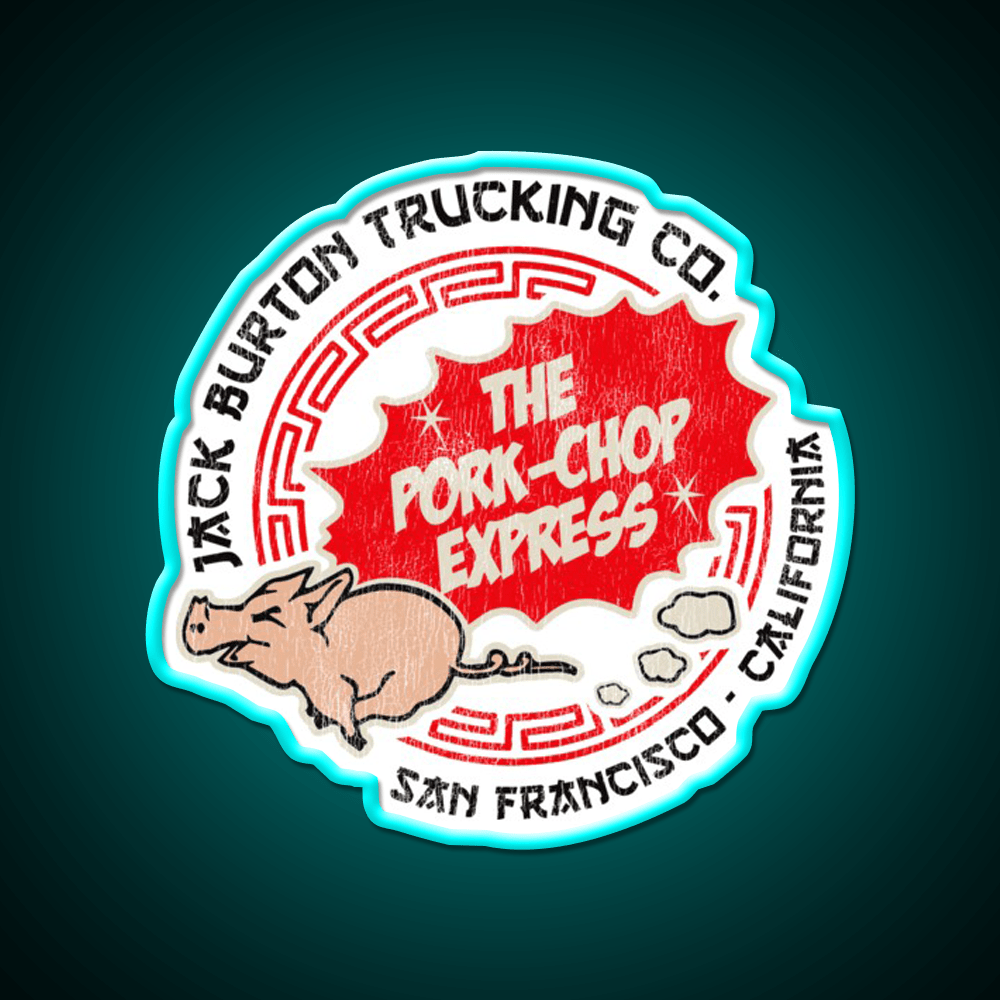 Pork Chop Express San Francisco Lts Worn Asian Cultural Led Neon Sign Rgb Color - Shineneon