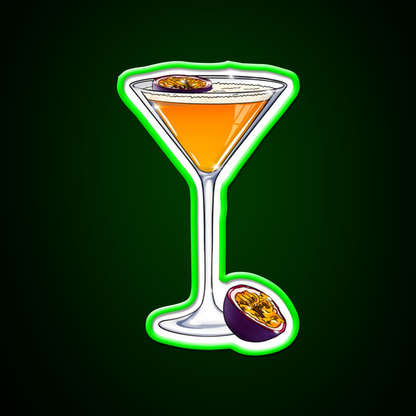Pornstar Martini Small Logo White Cocktail Bar Decor Led Neon Sign Rgb Color - LED neon sign view 8