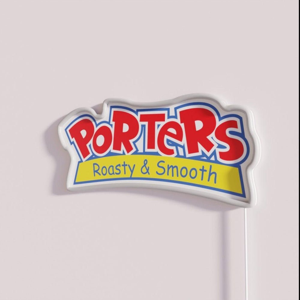 Porters Roasty And Smooth Rgb Led Neon Sign - Shineneon