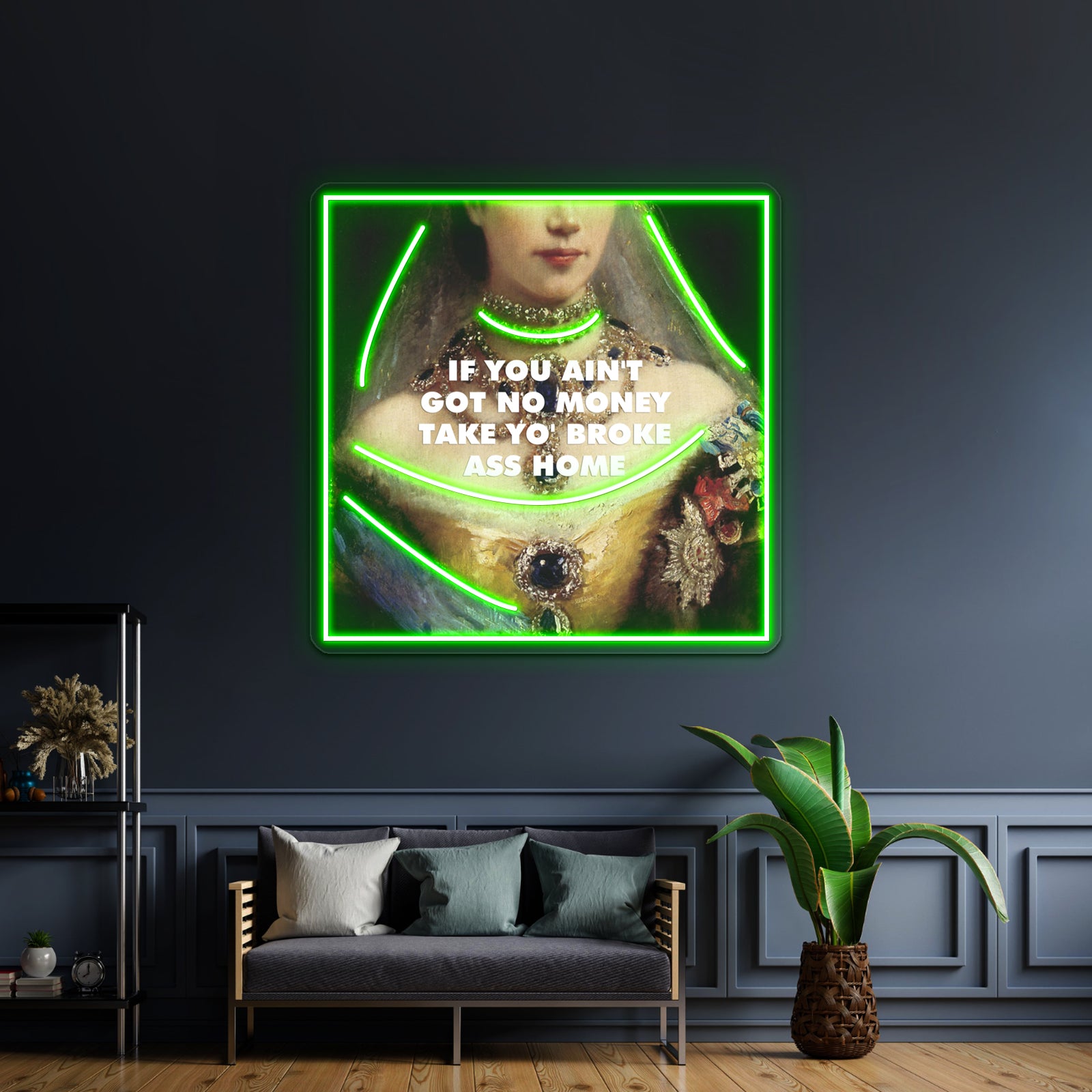 Portrait Of Fergie Artwork Led Signs For Bedroom | Shineneon