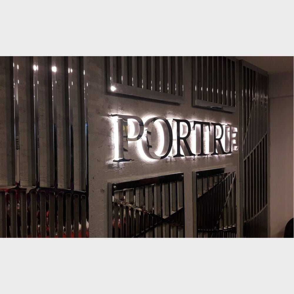 Portre 3D Backlit Channel Letters Led Light Sign - Shineneon