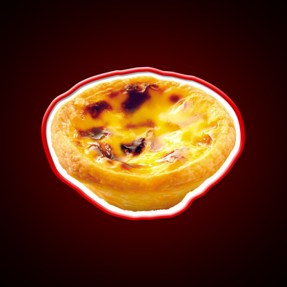 Portuguese Egg Tart Led Neon Sign Chinese Food Rgb Color
