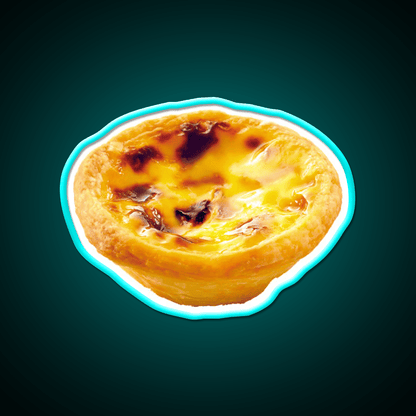 Portuguese Egg Tart Led Neon Sign Chinese Food Rgb Color - Shineneon