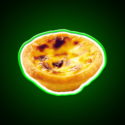 Portuguese Egg Tart Led Neon Sign Chinese Food Rgb Color - Shineneon