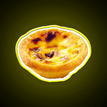 Portuguese Egg Tart Led Neon Sign Chinese Food Rgb Color