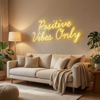 Positive Vibes Only LED Neon Sign Wall Neon Sign - Shineneon
