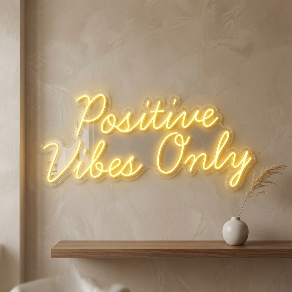 Positive Vibes Only LED Neon Sign Wall Neon Sign - Shineneon