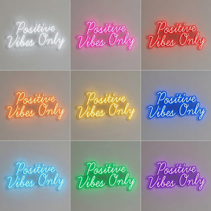 Positive Vibes Only LED Neon Sign Wall Neon Sign - Shineneon