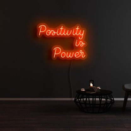 Positivity Is Power Led Neon Sign | Shineneon