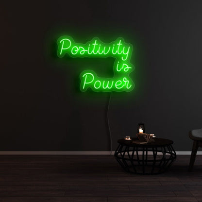Positivity Is Power Led Neon Sign | Shineneon