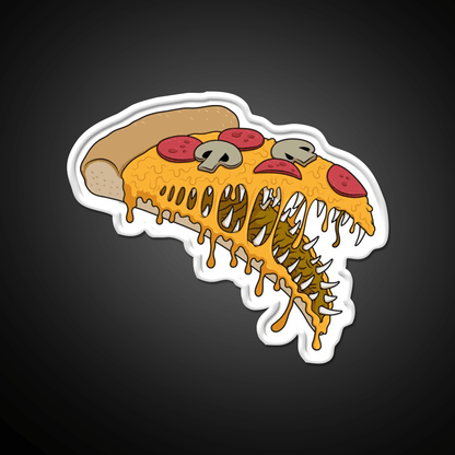 Possessed Pizza Fast Food Led Neon Sign For Burger Place Rgb Color - Shineneon