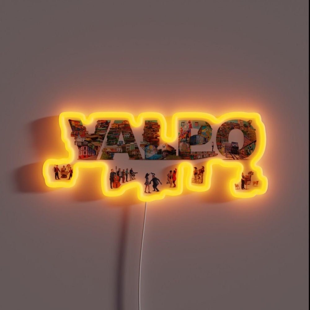 Postcard From Chile Vol 1 Valparaiso Colorfull Rgb Led Neon Sign - Shineneon