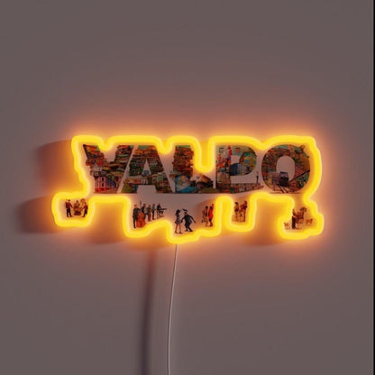Postcard From Chile Vol 1 Valparaiso Colorfull Rgb Led Neon Sign - Shineneon