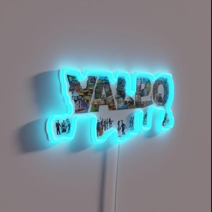 Postcard From Chile Vol 1 Valparaiso Colorfull Rgb Led Neon Sign - Shineneon