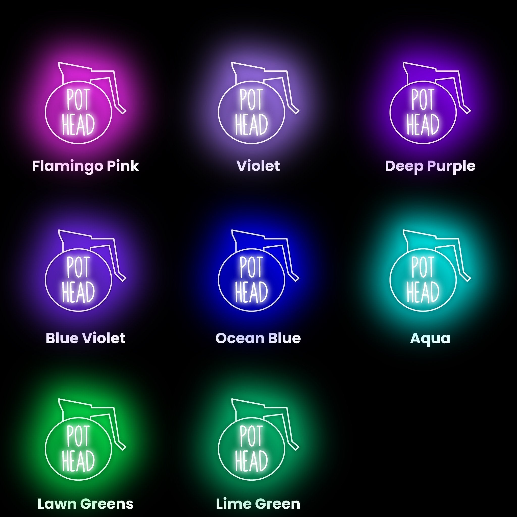 Pot Head Led Neon Sign | Shineneon