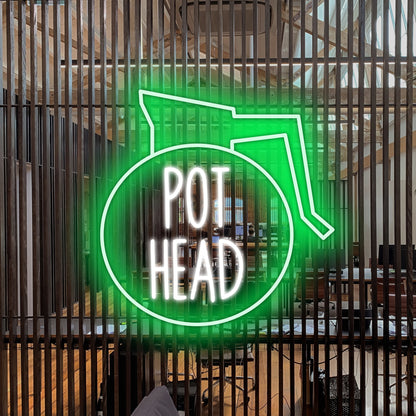 Pot Head Led Neon Sign | Shineneon
