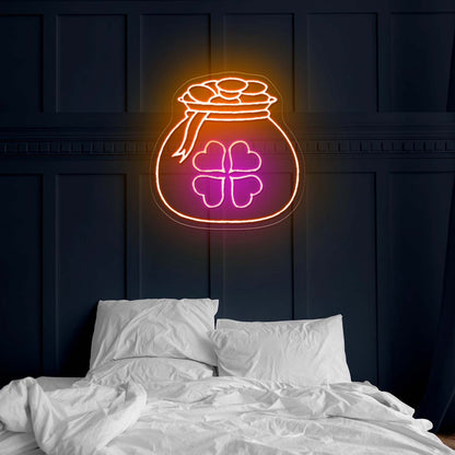 Potato Chips Glowing Led Neon Sign Light Custom Led Signs